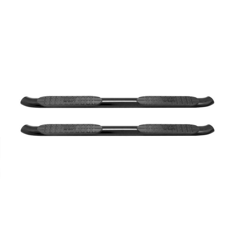 WES Nerf Bars - PRO TRAXX 4 - Westin 2014-2018 Chevy Silverado 1500 Crew Cab PRO TRAXX 4 Oval Nerf Step Bars - Black