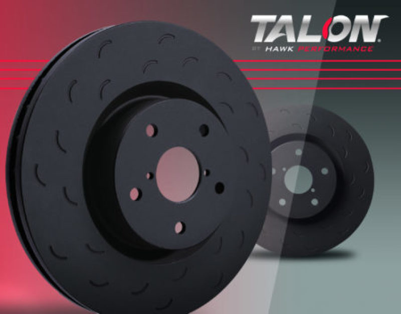 HAWK Talon Slotted Rotors - Hawk 07-18 Silverado 1500 Rear Talon Slotted-Only Street Rear Brake Rotors