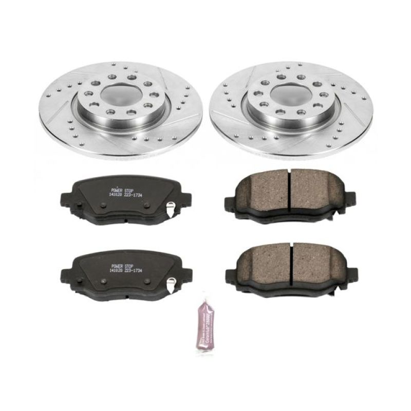 PSB Z23 Evolution Kit - Power Stop 15-17 Chrysler 200 Rear Z23 Evolution Sport Brake Kit