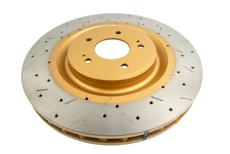 DBA 4000 Slot&Drill Rotors - DBA 08+ EVO X Front Drilled & Slotted 4000 Series Rotor