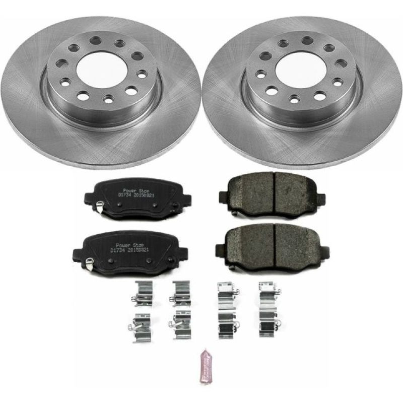 PSB Autospecialty Kit - Power Stop 16-18 Fiat 500X Rear Autospecialty Brake Kit