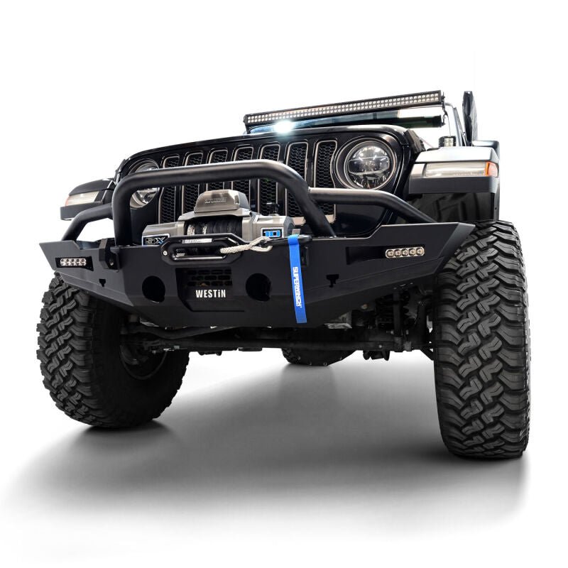 WES Bull Bars - XTS - Westin 20-25 Jeep Gladiator / 18-25 Wrangler JL XTS Round Bull Bar - Tex. Blk