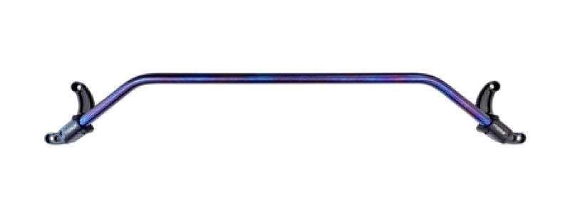 TQS Billet Strut Cross Braces - Torque Solution Subaru 08-21 WRX/STI Strut Brace - Titanium Burnt Purple / Blue