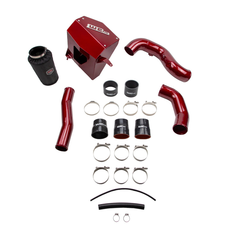 WCF Intake Kit - Stage 2 - Wehrli 10-12 Cummins 6.7L Stage 2 High Flow Bundle Kit - WCFab Red