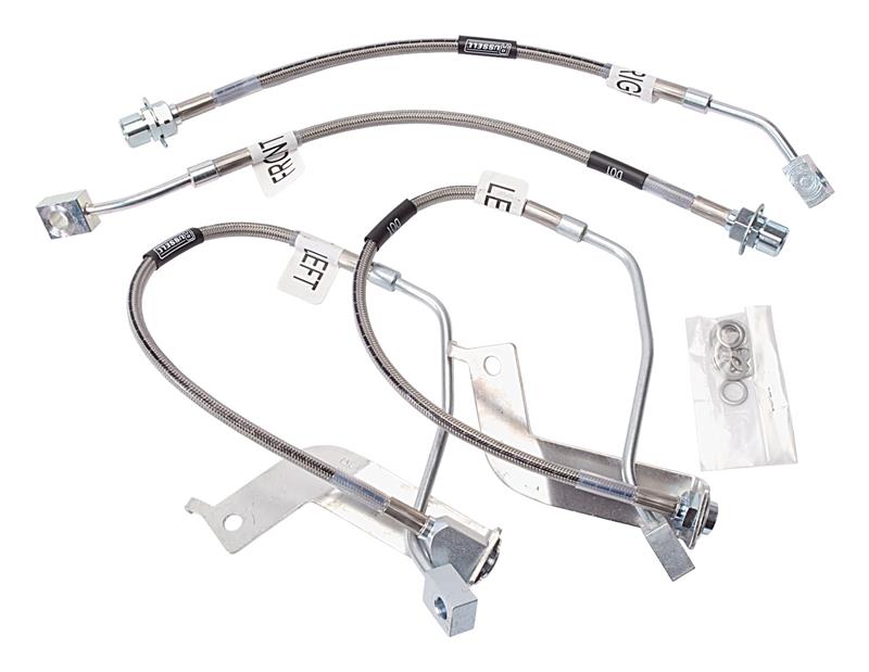 RUS Brake Line Kits - Russell Performance 99-04 Ford Mustang w/o Traction Control Brake Line Kit