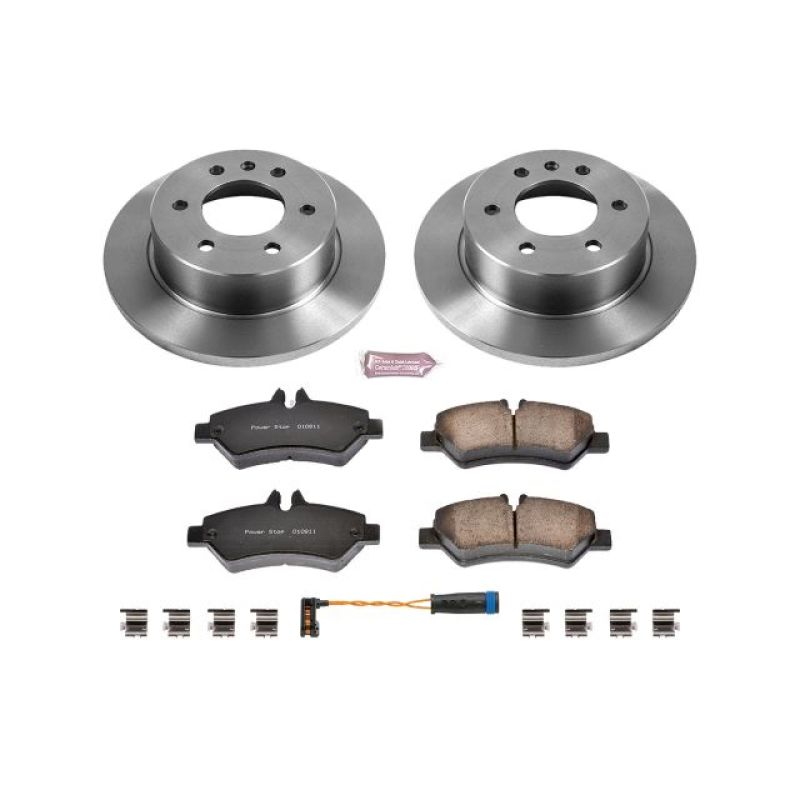 PSB Autospecialty Kit - Power Stop 07-09 Dodge Sprinter 3500 Rear Autospecialty Brake Kit