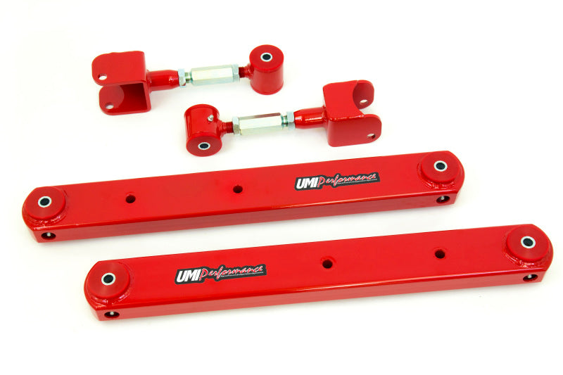 UMI Control Arm Kits - UMI Performance 68-72 GM A-Body Rear Control Arm Kit Fully Boxed Lowers Adjustable Uppers