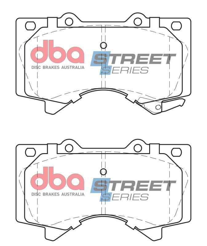 DBA Street Series Brake Pads - DBA 07-18 Toyota Tundra Street Series Front Brake Pads