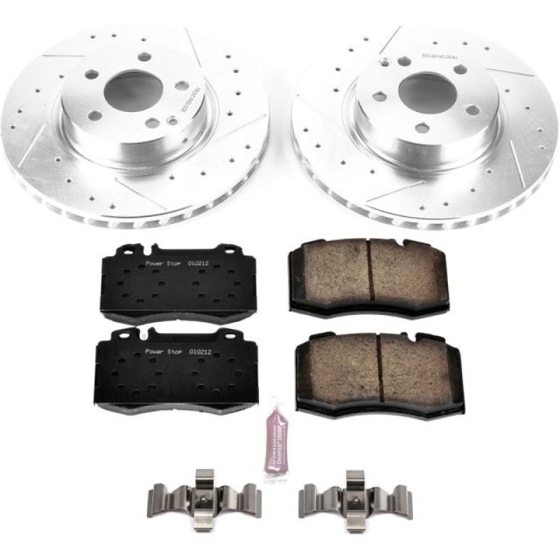 PSB Z23 Evolution Kit - Power Stop 03-06 Mercedes-Benz SL500 Front Z23 Evolution Sport Brake Kit