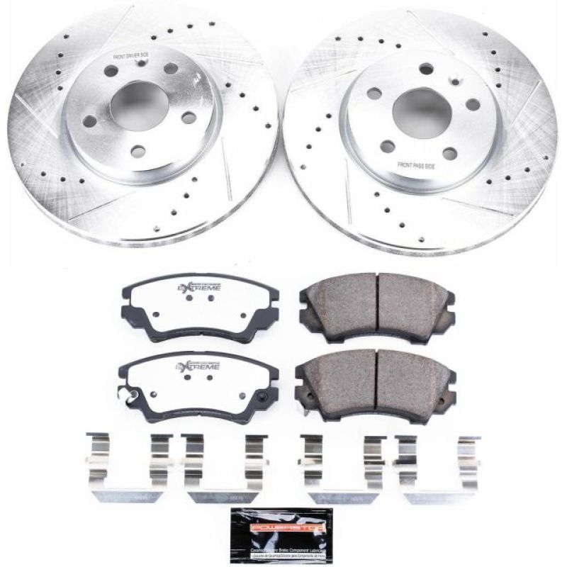 PSB Z26 Street Warrior Kit - Power Stop 2017 Buick Regal Front Z26 Street Warrior Brake Kit