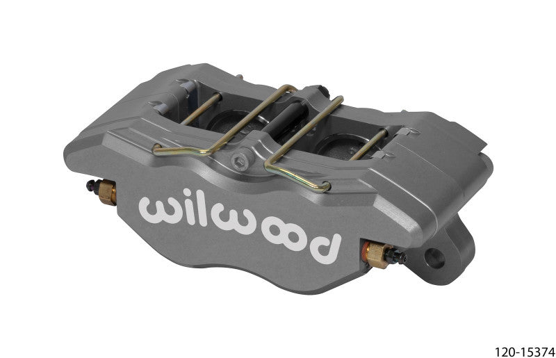WIL Dynapro Caliper - Wilwood Caliper - Off-Road Dynapro Narrow 5.25in Mount - 1.75/1.75in Pistons .38in Disc - Gray