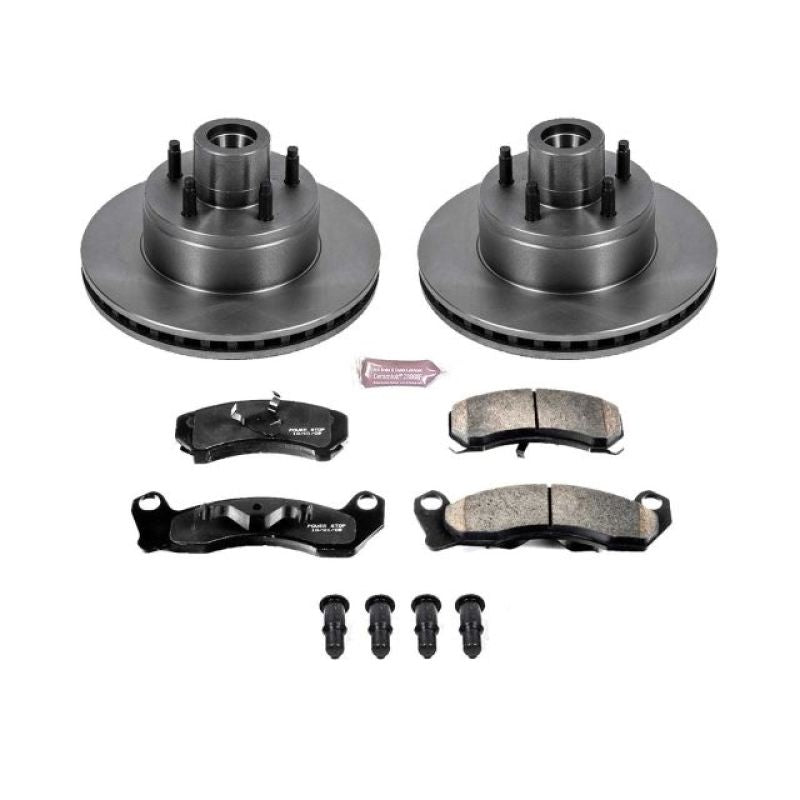 PSB Autospecialty Kit - Power Stop 90-91 Ford LTD Crown Victoria Front Autospecialty Brake Kit