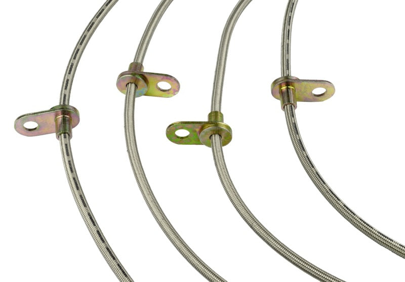 GR G-Stop Brake Line Kits - Goodridge 10-15 Chevrolet Camaro Stainless Steel Brake Line Kit