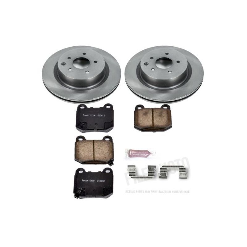 PSB Autospecialty Kit - Power Stop 03-04 Infiniti G35 Rear Autospecialty Brake Kit
