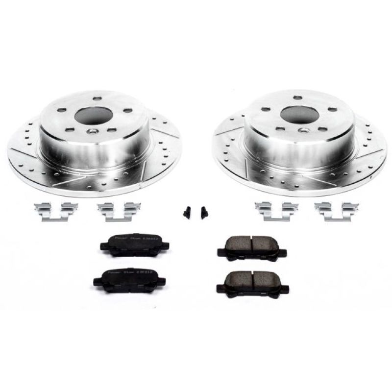 PSB Z23 Evolution Kit - Power Stop 00-04 Toyota Avalon Rear Z23 Evolution Sport Brake Kit