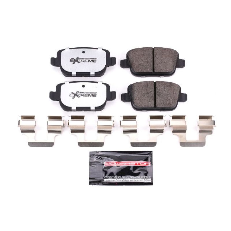 PSB Z36 Truck & Tow Brake Pads - Power Stop 07-08 Volvo S80 Rear Z36 Truck & Tow Brake Pad w/Hardware
