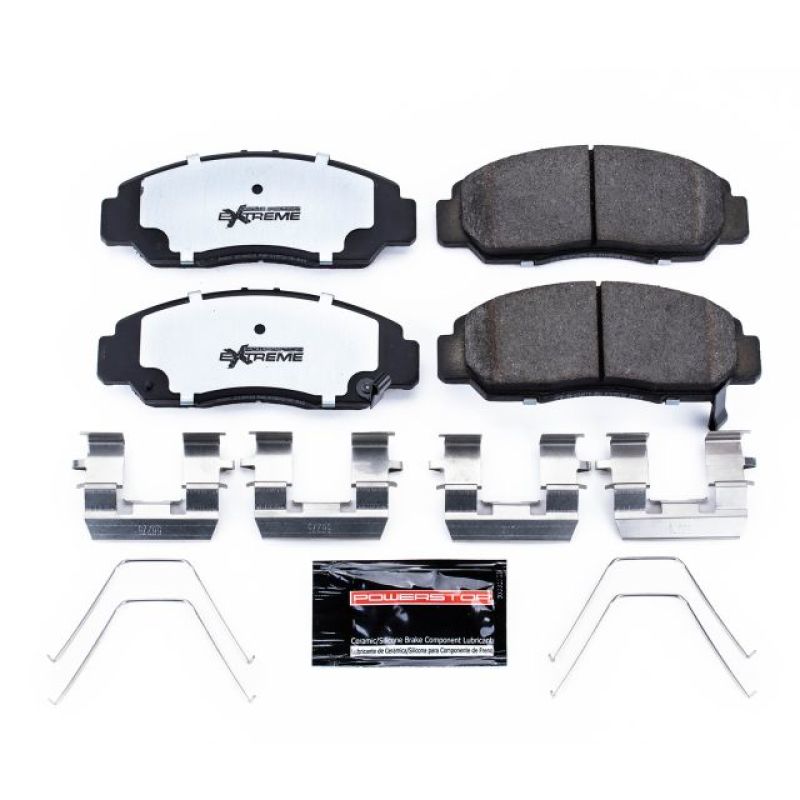 PSB Z26 Extreme Brake Pads - Power Stop 06-15 Honda Civic Front Z26 Street Brake Pad w/Hardware