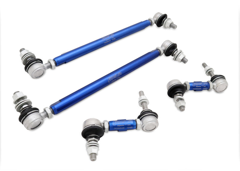 SPR Sway Bar Links - SuperPro 06-13 Audi A3 HD Adjustable End Link Set (TRC12265 + TRC1045L)