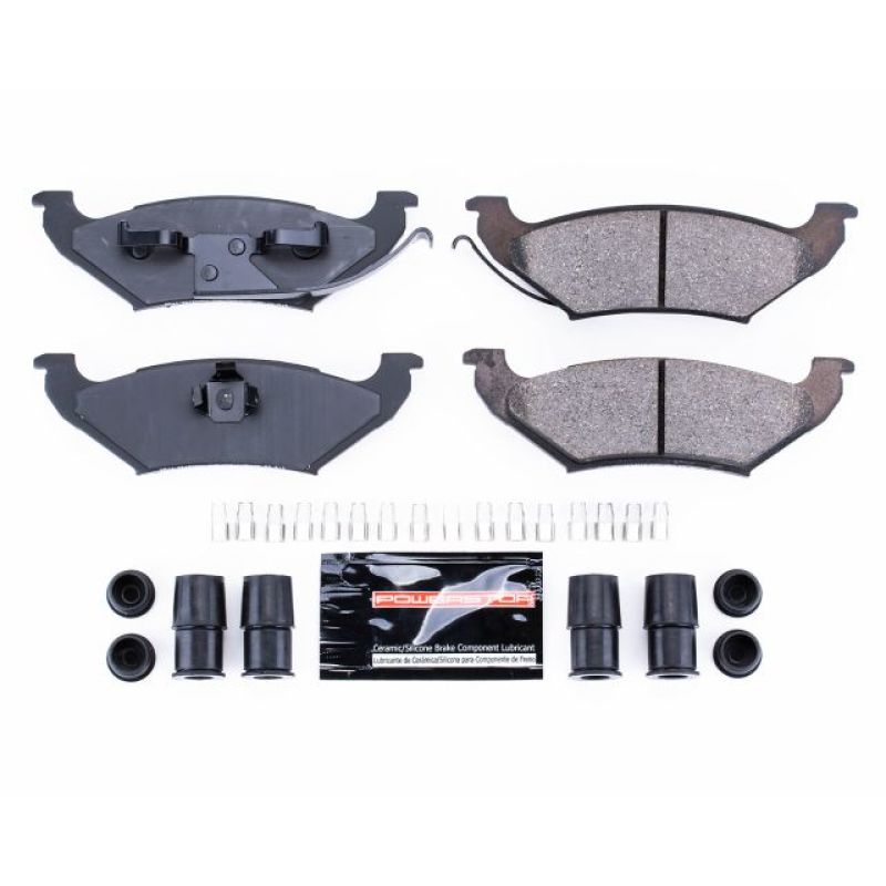 PSB Z23 Evolution Brake Pads - Power Stop 92-95 Ford Crown Victoria Rear Z23 Evolution Sport Brake Pads w/Hardware