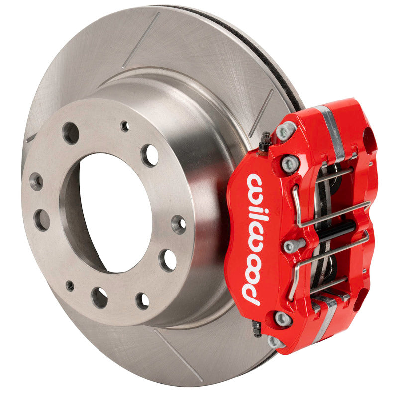 WIL Dynapro Brake Kit - Wilwood 69-83 Porsche 911 Rear Dynapro Brake Kit 3in MT Slotted - Red