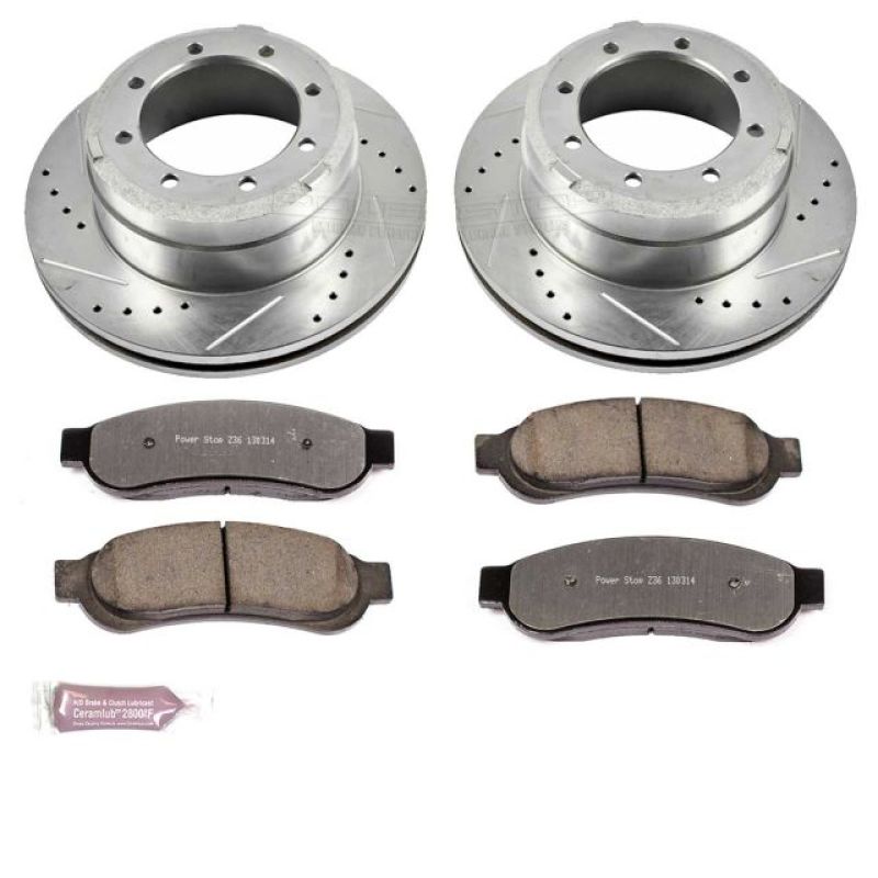 PSB Z36 Truck & Tow Kit - Power Stop 10-12 Ford F-350 Super Duty Rear Z36 Truck & Tow Brake Kit