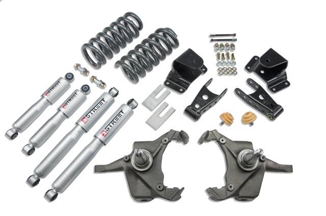 BT Lower Kit w SP Shocks - Belltech LOWERING KIT WITH SP SHOCKS