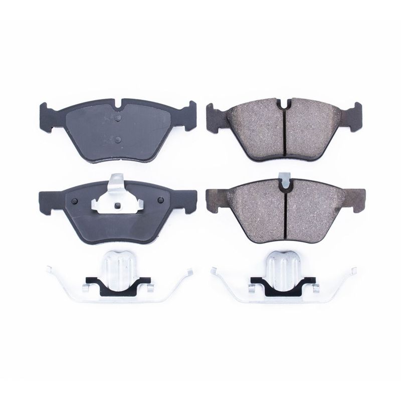 PSB Z17 Evolution Brake Pads - Power Stop 08-13 BMW 128i Front Z17 Evo Ceramic Brake Pad w/Hardware