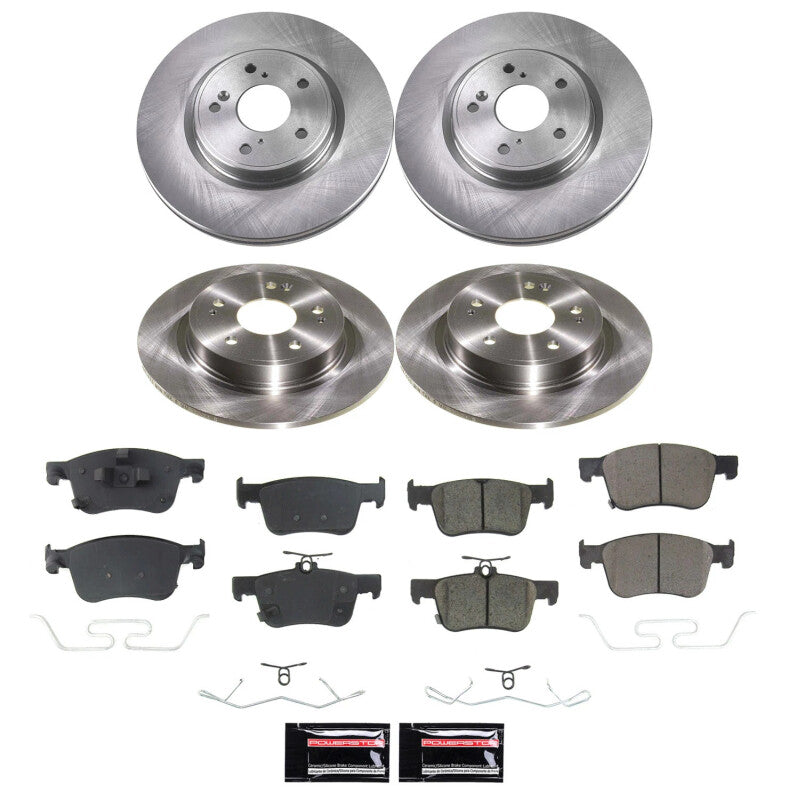 PSB Autospecialty Kit - Power Stop 23-24 Acura Integra Front and Rear Autospecialty Brake Kit