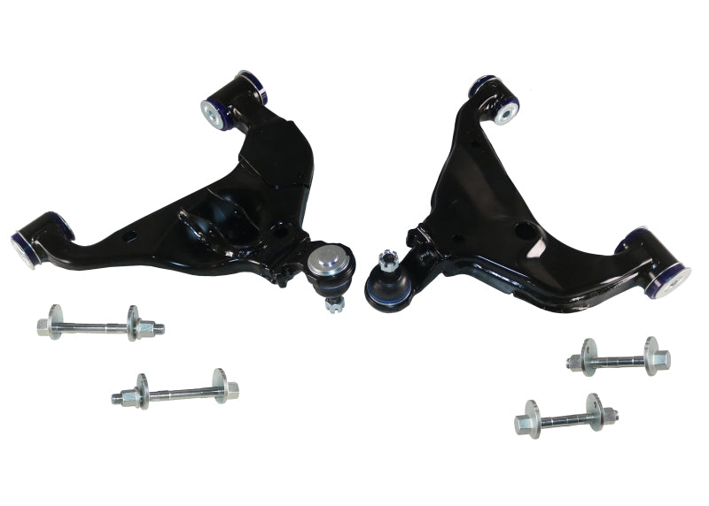 SPR Control Arms - Front - SuperPro 05-15 Toyota Hilux 4WD Adjustable Control Arm Kit