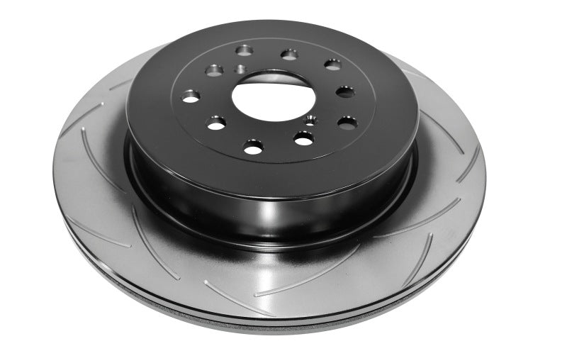 DBA Street Slotted Rotors - DBA 02-09 Subaru WRX / 02-07 STi 10 Stud Hole Rear Slotted Street Series Rotor