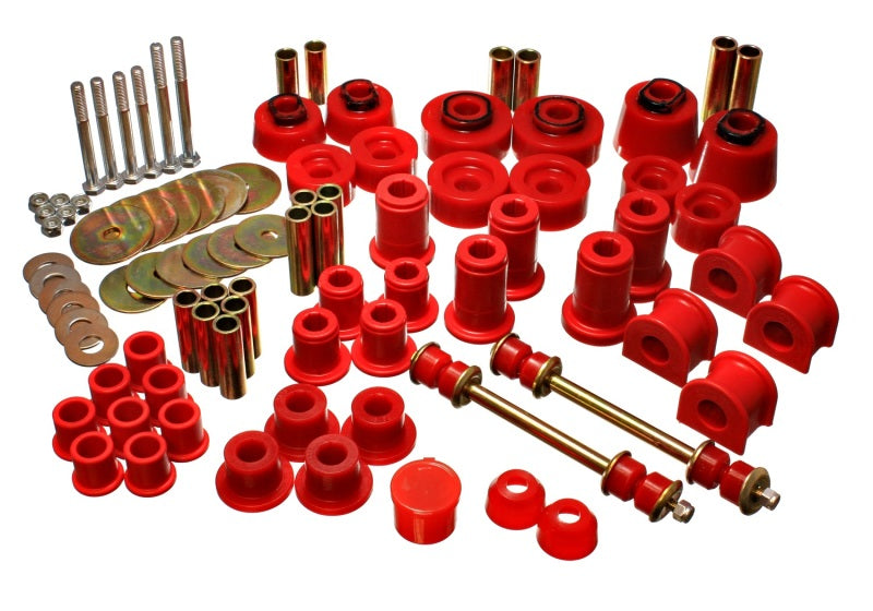 ES Hyper-Flex Sets - Red - Energy Suspension Hyper-Flex Master Set - Red
