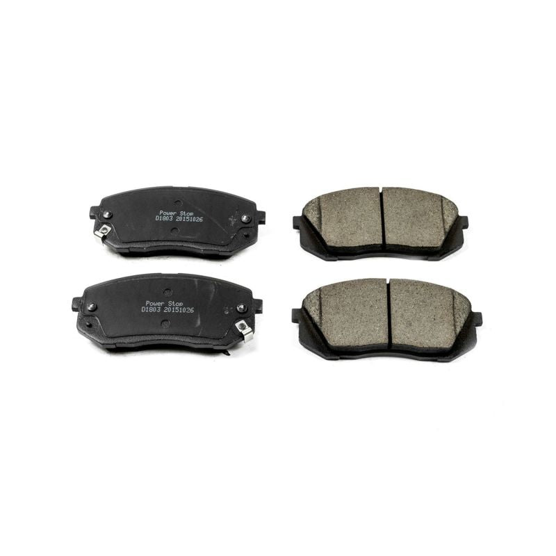 PSB Z16 Evolution Brake Pads - Power Stop 15-16 Hyundai Sonata Front Z16 Evolution Ceramic Brake Pads
