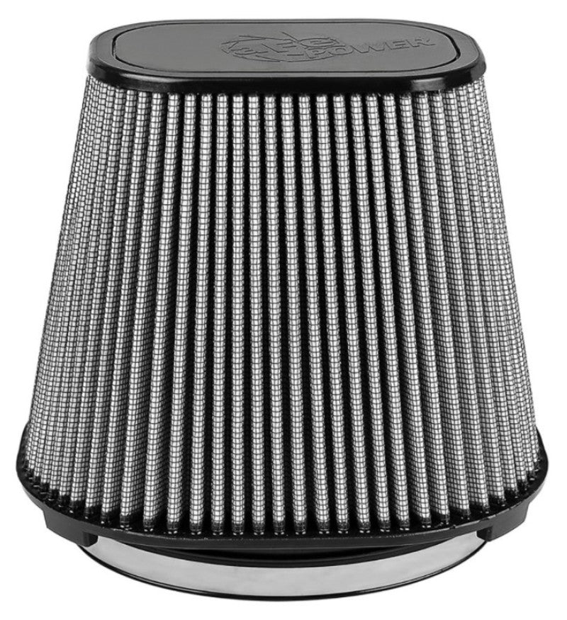 AFE Universal Pro Dry S Filter - aFe TrackSeries Intake Replace Air Filterw/PDS Media 5.5x7.5in F x 9x7in B x 5.75x3.75in T x 7.5in H