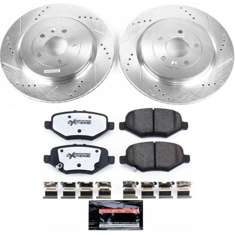 PSB Z36 Truck & Tow Kit - Power Stop 13-19 Ford Explorer Rear Z36 Truck & Tow Brake Kit