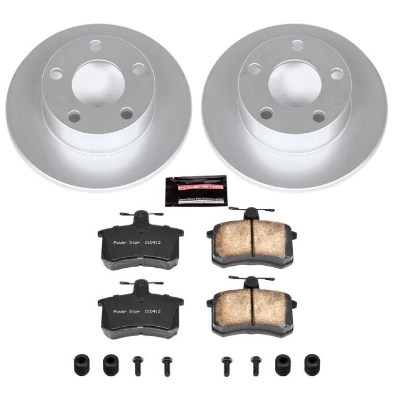PSB Z23 Evolution Coated Kit - Power Stop 96-01 Audi A4 Quattro Rear Z23 Evolution Sport Coated Brake Kit