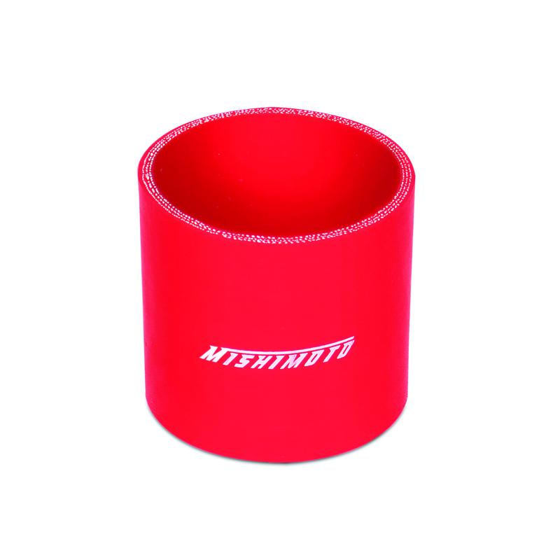 MM Couplers - Straight - Mishimoto 3.0 Inch Red Straight Coupler