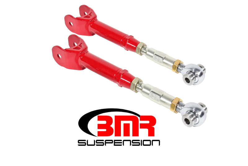 BMR Control Arms - BMR 16-17 6th Gen Camaro Upper Control Arms On-Car Adj. Rod Ends (Polyurethane) - Red