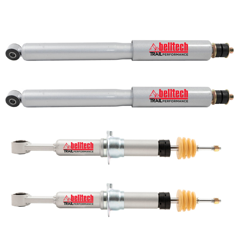 BT Trail Performance Shocks - Belltech 05-23 Toyota Tacoma 4WD Lifted Trail Performance Shock Set