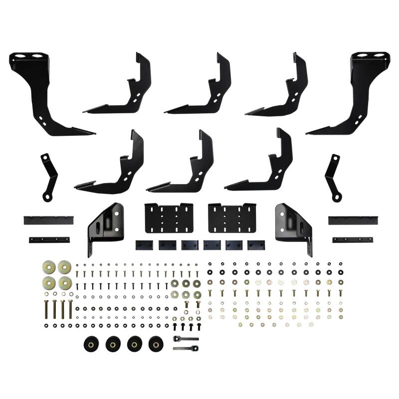 WES Nerf Bars - R5 - Westin 2019 Chevrolet Silverado/Sierra 1500 Crew Cab (5.5ft) R5 Modular Nerf Step Bars - Black