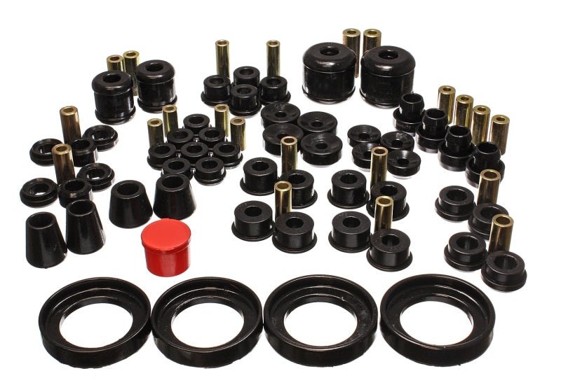 ES Hyper-Flex Sets - Black - Energy Suspension 97-01 Honda Prelude (Type SH Only) Black Hyper-Flex Master Bushing Set