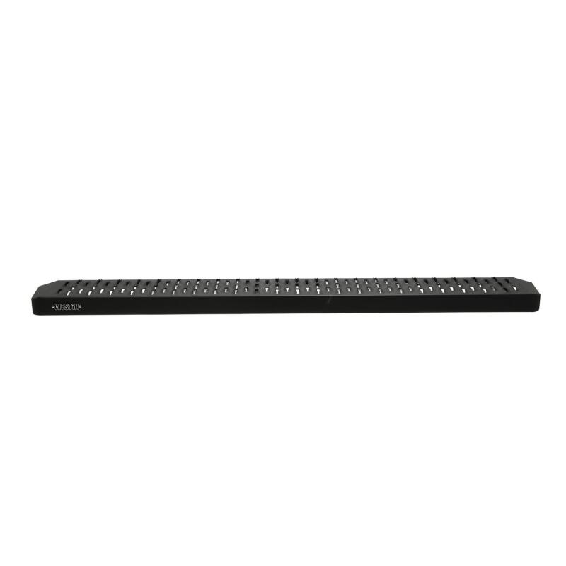 WES Running Boards - Grate - Westin Ford Transit Van 150/250/350 (Single 54in Pass Door) Grate Steps Running Boards - Tex. Blk