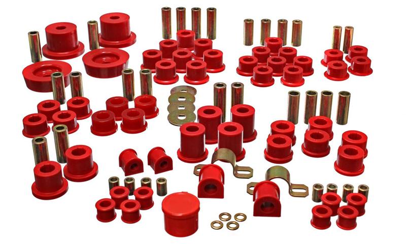 ES Hyper-Flex Sets - Red - Energy Suspension 90-97 Mazda Miata Red Hyper-Flex Master Bushing Set
