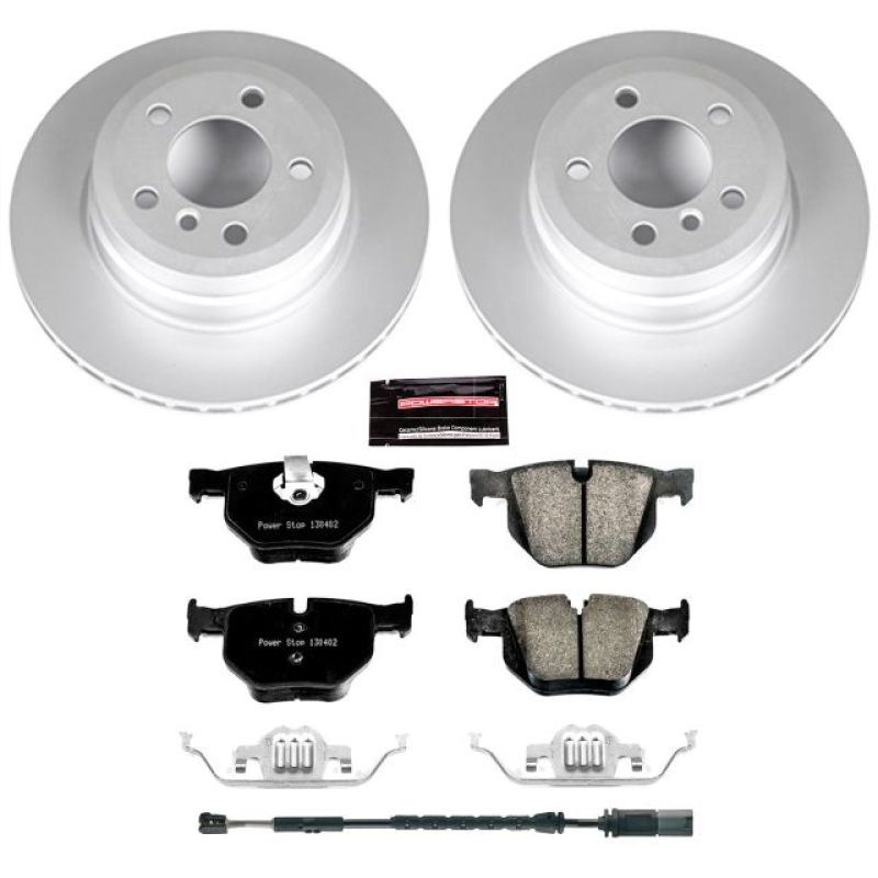PSB Z23 Evolution Coated Kit - Power Stop 16-18 BMW X5 Rear Z23 Evolution Sport Coated Brake Kit
