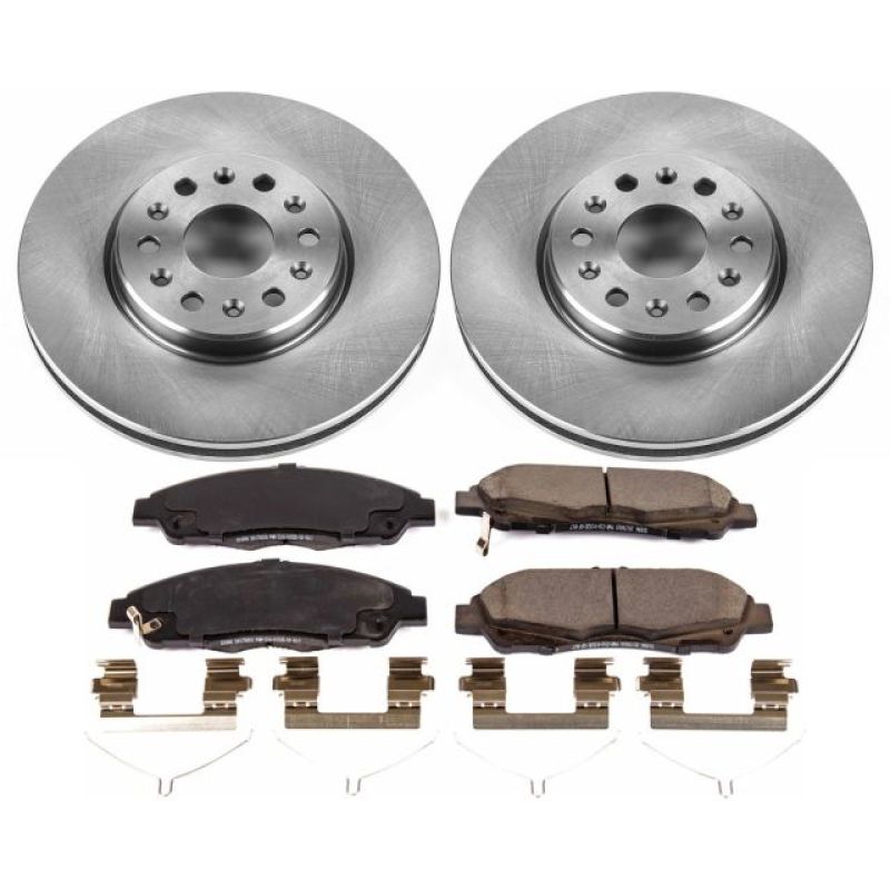 PSB Autospecialty Kit - Power Stop 17-18 GMC Acadia Front Autospecialty Brake Kit