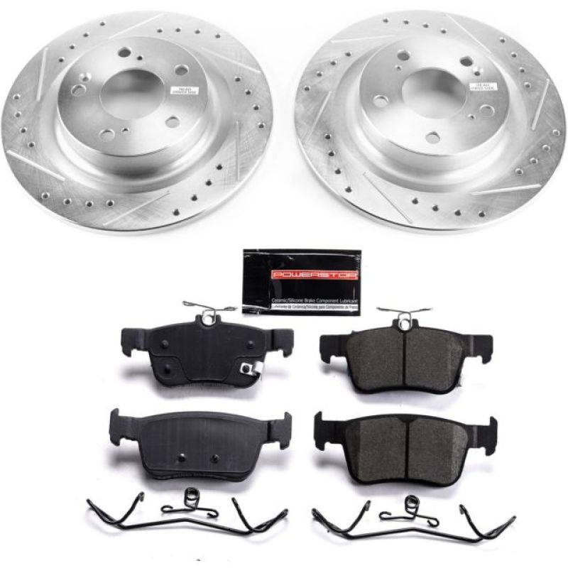 PSB Z23 Evolution Kit - Power Stop 17-19 Honda Civic Rear Z23 Evolution Sport Brake Kit