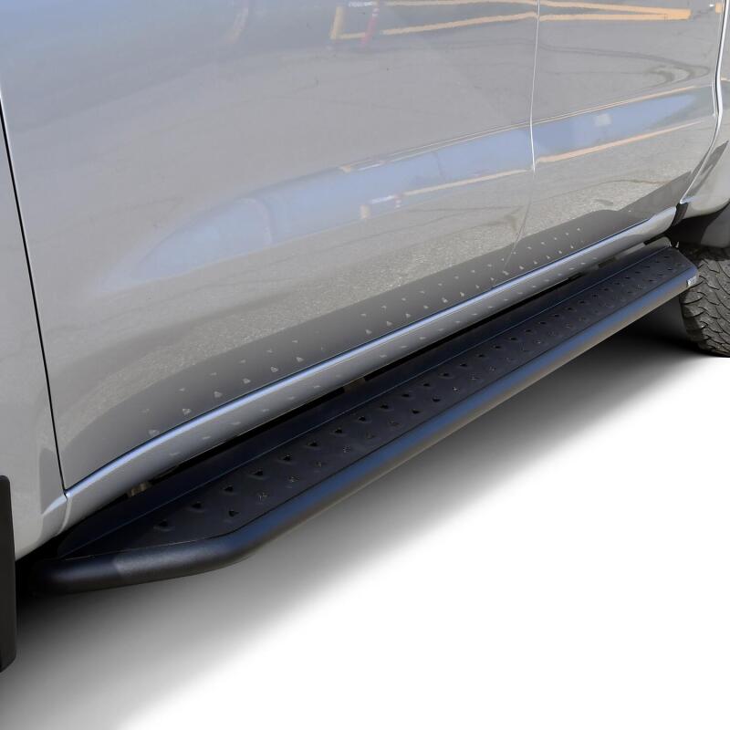 WES Nerf Bars - Outlaw - Westin 19-23 Chevrolet/GMC Silverado/Sierra 1500 Crew Cab Outlaw Nerf Step Bars - Textured Black