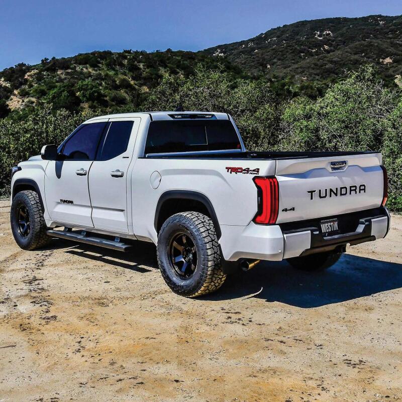 WES Nerf Bars - R5 - Westin 2022 Toyota Tundra Dbl Cab & Crew Max R5 Nerf Step Bars - Textured Black