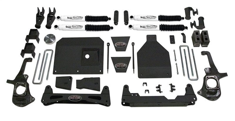 TUF Lift Kits - Tuff Country 11-19 Chevy Silverado 2500HD 4x4 6in Lift Kit (SX8000 Shocks)