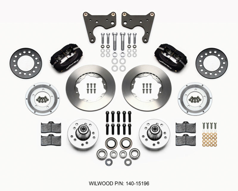 WIL Dynalite Brake Kit - Wilwood Forged Dynalite Front Kit 11.00in 65-72 CDP C Body -Drum