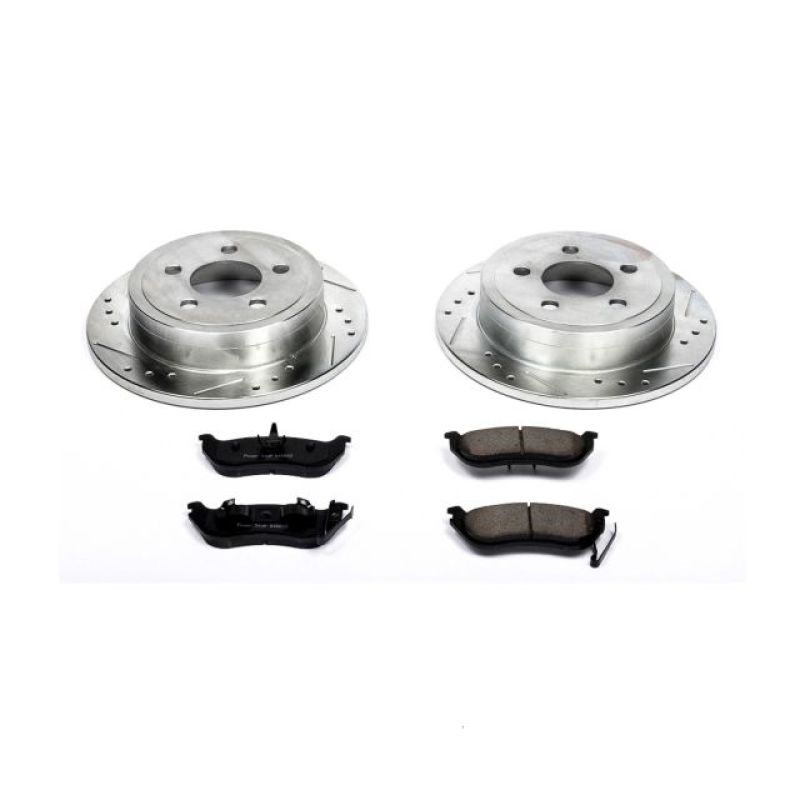 PSB Z23 Evolution Kit - Power Stop 03-07 Jeep Liberty Rear Z23 Evolution Sport Brake Kit